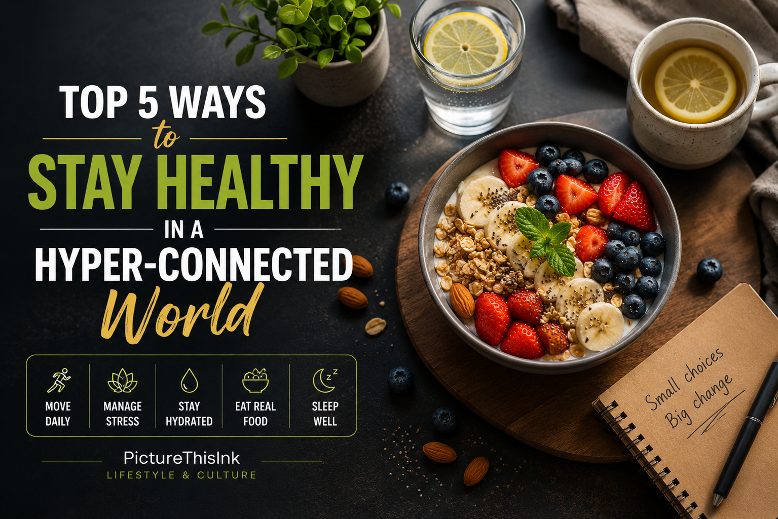 Top 5 Ways to Stay Healthy in a Hyper-Connected World