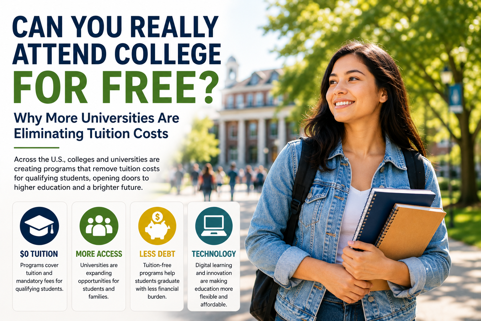 Can You Really Attend College for $0? More Universities Are Making It Possible